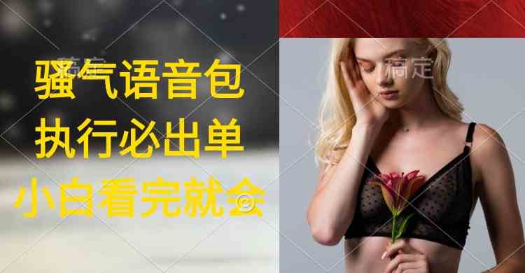 （9589期）执行就出单，日入2000+，超火骚气语音包，小白看完课程就能马上实操网赚项目-副业赚钱-互联网创业-资源整合老姚项目